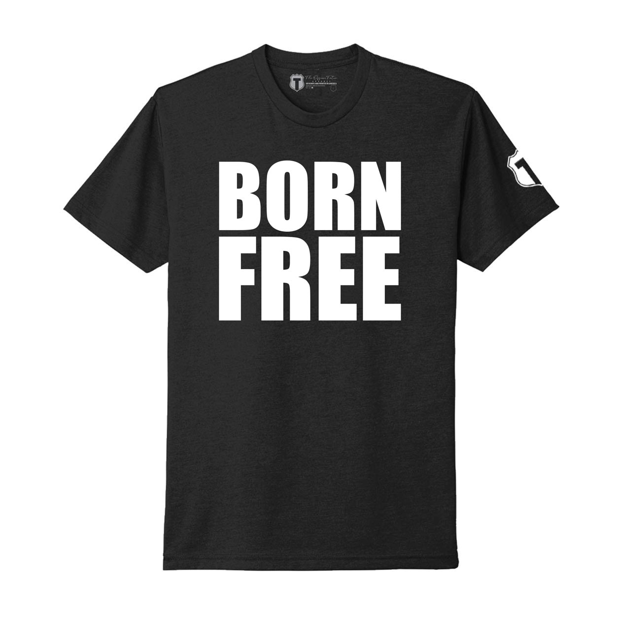 The Officer Tatum Store Born to Be Free! Shirt Small / Natural