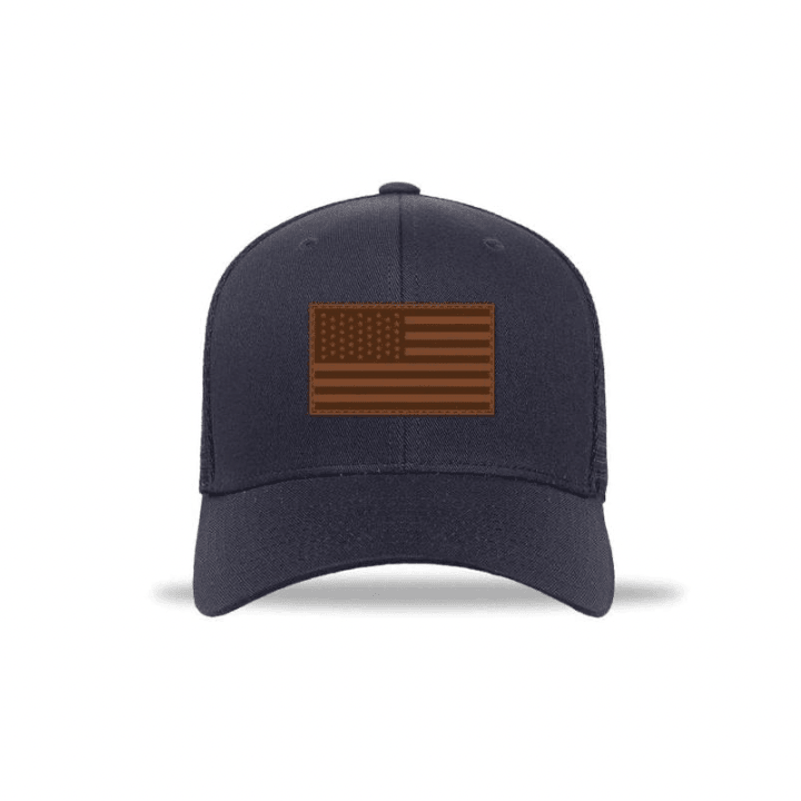 Unshakable Leather Patch Hats Prayer Warrior / Smoke Blue/Beige/SmokeBlue