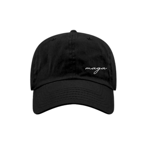 MAGA Script Embroidered Dad Hat