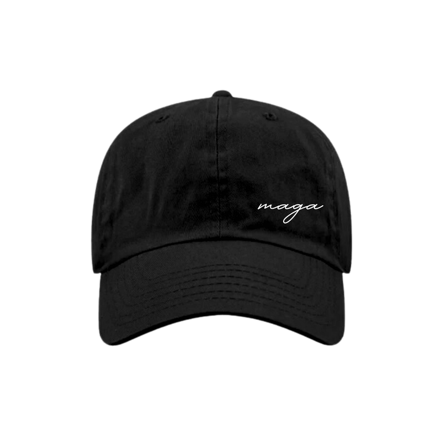 MAGA Script Embroidered Dad Hat